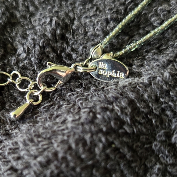 Lia Sophia Feminine Layered Faux Pearl & Crystal Necklace - Picture 2 of 6